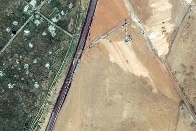 مصر در مرز رفح یک منطقه حائل ساخته است