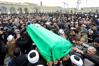 گزارش تصویری: تشییع و تدفین پیکر آیت الله امامی کاشانی در مشهد مقدس | خبرگزاری بین المللی شفقنا
