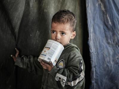 هشدار بهداشت جهانی از شیوع گرسنگی در کودکان غزه