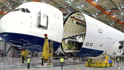 (ویدئو) مراحل تماشایی ساخت ایرباس A380، بزرگترین هواپیمای مسافربری جهان