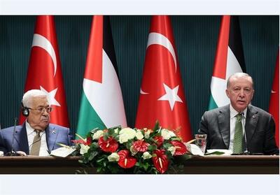 اردوغان در دیدار محمود عباس: شاهد یکی از بزرگترین وحشی‌گری‌های قرن اخیر در غزه هستیم - تسنیم