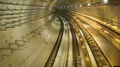 فیلم| افتتاح اولین تونل زیر آب مترو در هند ‌