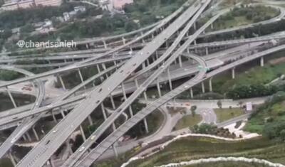 (ویدئو) تصاویری از پیچیده‌ترین پل‌های جهان که با دیدنش گیج می‌شوید