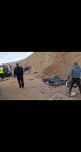 13 کشته و مصدوم در تصادف هولناک دو خودرو سواری + فیلم
