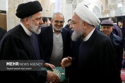 عکس | تصویری از خنده‌های حسن روحانی و رئیسی؛ نگاه معاون رئیسی! | پایگاه خبری تحلیلی انصاف نیوز