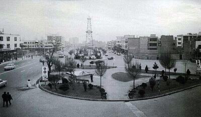 (عکس) میدان هفت تیر تهران ۵۰ سال پیش، خلوت و زیبا!
