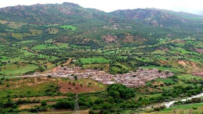 طبیعت دلنشین روستای تفلی در استان کردستان + فیلم