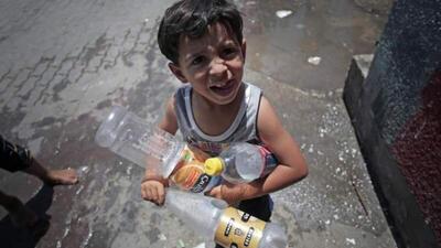 آنروا: کودکان غزه به خاطر گرسنگی و تشنگی می‌میرند
