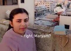 دختر بچه فلسطینی : قرآن در جنگ به من آرامش می دهد+ فیلم