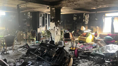 آتشوزی هولناک خانه مسکونی در کرج