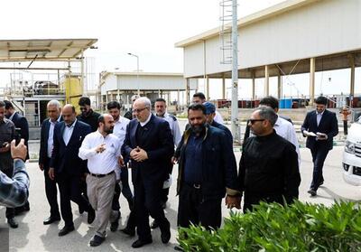 وزیر نفت از روند گام دوم توسعه میدان مشترک یاران بازدید کرد - تسنیم