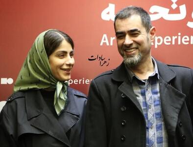 (عکس) شهاب حسینی و همسرش در اکران فیلم «نویسنده مرده است»