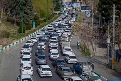 وضعیت جاده‌ها/ ترافیک سنگین در آزادراه قزوین – کرج