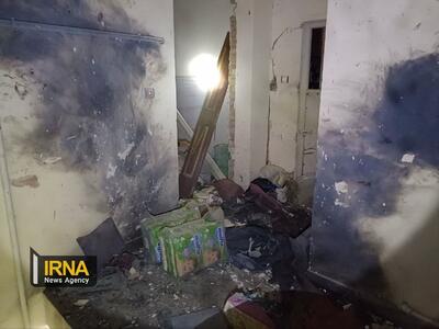 تصاویر | اولین تصاویر از حادثه انفجار مواد محترقه در همدان