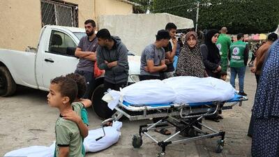 گورهای دسته جمعی در غزه