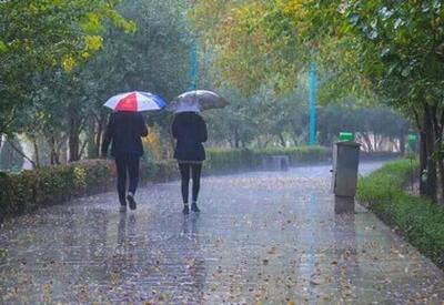 رگبار باران در برخی نقاط تهران