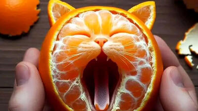 این نارنگی ها گربه هستند / عکس
