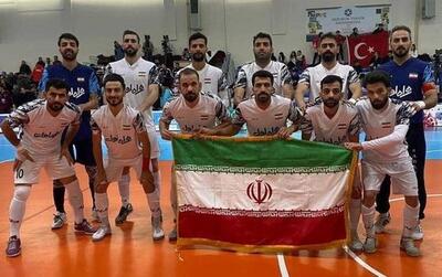 تیم فوتسال ناشنوایان ایران با شکست برزیل فینالیست شد