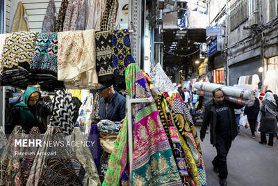 تصاویر: بازار تهران در آستانه سال نو