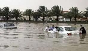تصاویری از  وقوع سیلاب در امارات و عربستان/فیلم