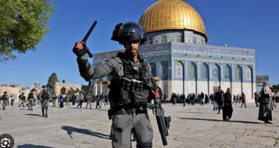 ممانعت اشغالگران از حضور فلسطینی‌ها در مسجدالاقصی در شب اول ماه رمضان