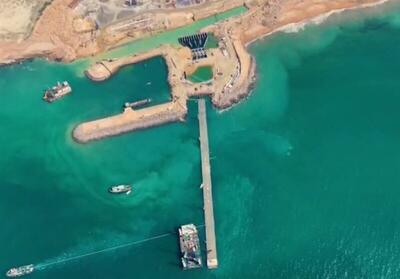 نصب بزرگ‌ترین سازه آبگیر و آبگذر دریایی جهان‌ در چابهار