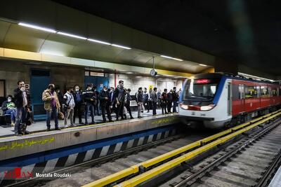 رکورد سفر با مترو تهران در ۱۱ ماه گذشته شکسته شد