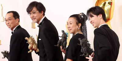 کفش‌های گودزیلایی این 4 بازیگر ژاپنی جنجال به پا کرد؛ ترسناک‌ترین استایل اسکار امسال که باید ببینید! - چی بپوشم