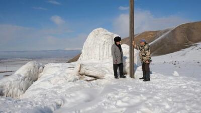 (ویدئو) جلوگیری از خشکسالی در قرقیزستان با یخچال‌های مصنوعی