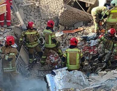 انفجار مواد محترقه در قزوین باعث ریزش یک ساختمان شد