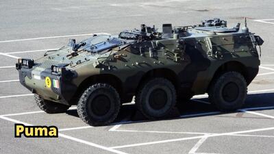 مشخصات خودروی جنگی زرهی پوما | رویداد24