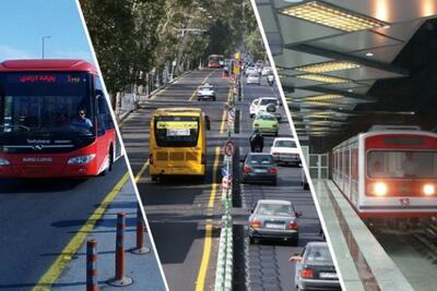 افزایش نرخ مترو و اتوبوس