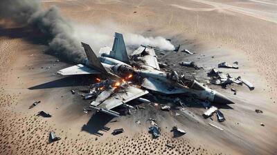 سقوط جت جنگنده مافوق صوت نیروی هوایی هند (فیلم)