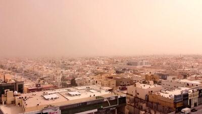 طوفان شن پایتخت عربستان را درنوردید