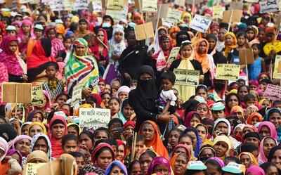 (ویدئو) اعتراضات در هند در پی اجرای قانونی علیه مسلمانان