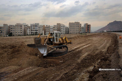 بازدید خبرنگاران از پروژه احداث آزاد راه شهید شوشتری |تصاویر