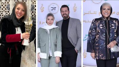 لباس های غافلگیر کننده خانم بازیگران در جشن حافظ ! / از نفیسه روشن تا نفس بازغی