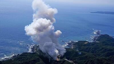 موشک ماهواره‌بر ژاپنی پس از پرتاب منفجر شد