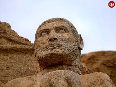 (عکس) سفر به ایران قدیم؛ سر مجسمه ۲ هزار ساله در بیستون سرقت شد!