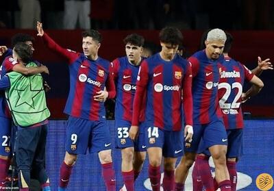 صعود بارسلونا به یک چهارم نهایی لیگ قهرمانان اروپا