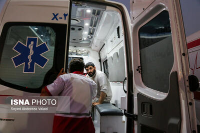 حمله به آمبولانس اورژانس اهواز حین انتقال مصدوم تصادفی