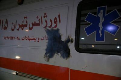 ببینید | حمله با نارنجک به دو آمبولانس در چهارشنبه‌سوری
