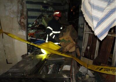 ببینید | انفجار  یک مغازه در تبریز با یک کشته