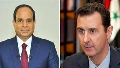 تماس السیسی و بشار اسد به مناسبت فرارسیدن ماه رمضان