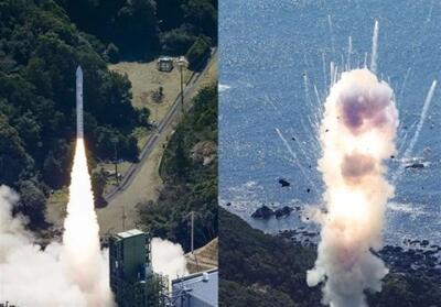 موشک ماهواره‌بر ژاپنی لحظاتی پس از پرتاب منفجر شد - تسنیم