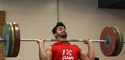 تصاویر| تمرین تیم ملی وزنه‌ برداری