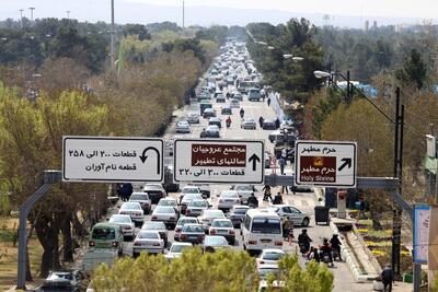 وضعیت ترافیکی منتهی به بهشت زهرا (س) در پنج‌شنبه آخر سال+ ویدئو