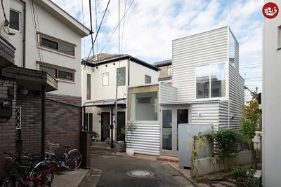 ساخت خانه زیبای ژاپنی در زمین 26 متری + عکس