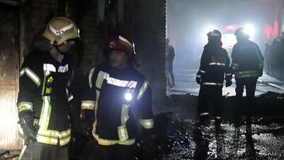 مهار ۳ آتش سوزی در رشت توسط۷۰ آتش نشان + عکس
