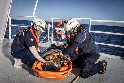 غرق شدن 60 پناهجو در دریای مدیترانه براثر از کارافتادن موتور کشتی حامل مهاجران